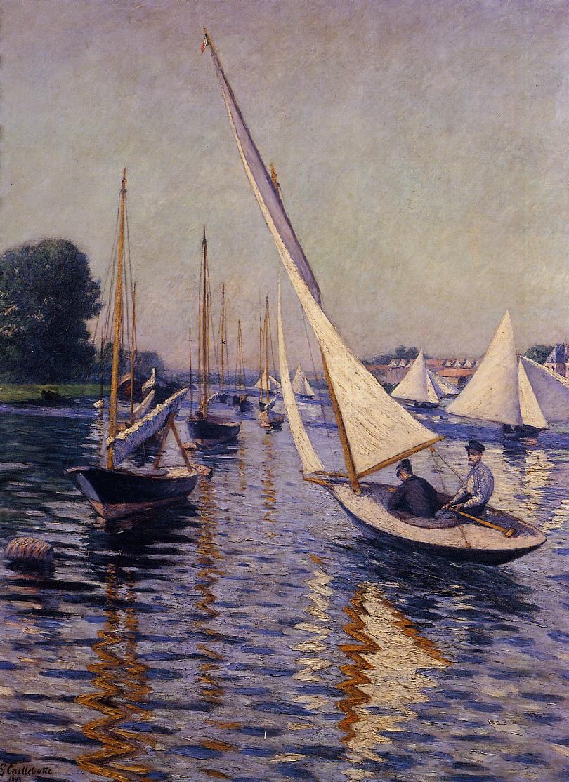 Gustave Caillebotte Regatta at Argenteuil